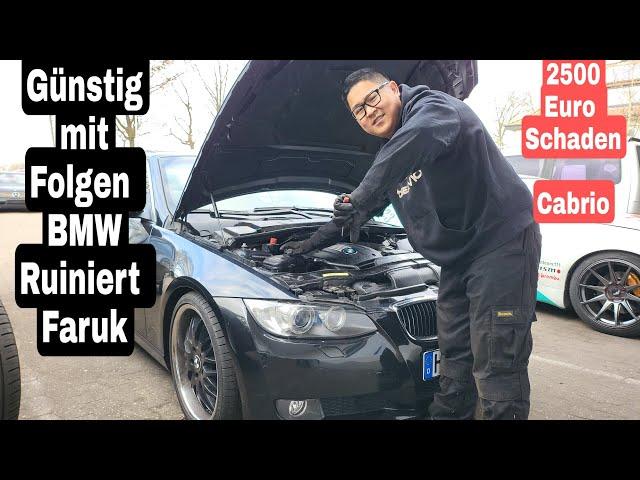 BMW E93 325i Cabrio.BMW Brüder Faruk Zylinderkopf Schaden. Viel Arbeit.Nerven am Ende