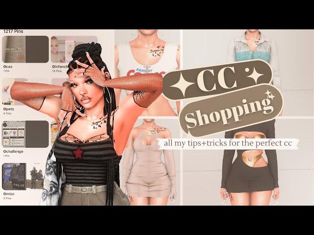 CC shop with me  how i find aesthetic cc & a cc haul #thesims