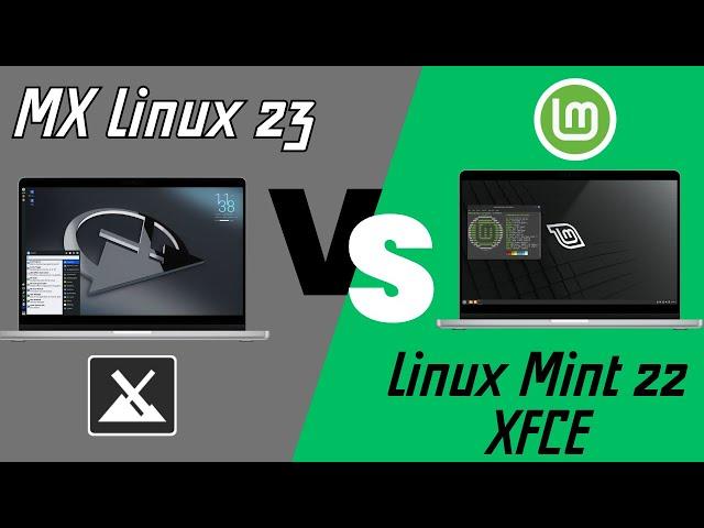 MX Linux 23 XFCE vs Linux Mint 22 XFCE | RAM Consumption