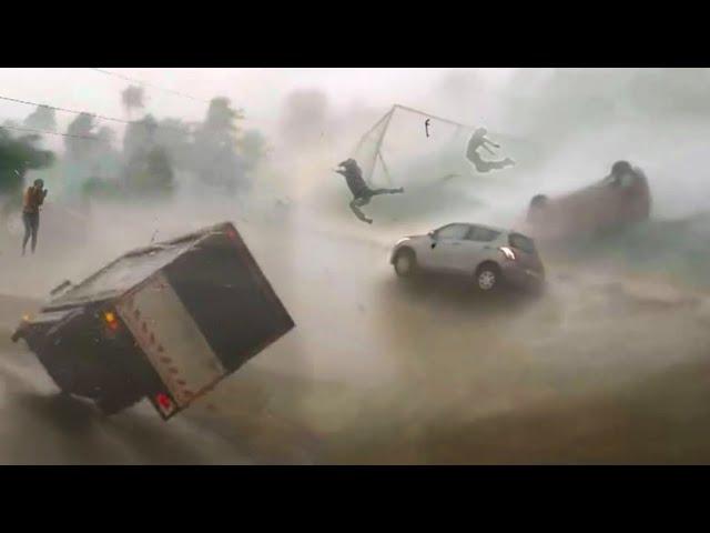 Typhoon Bebinca Hits Shanghai, China - INSANE Storm Footage!