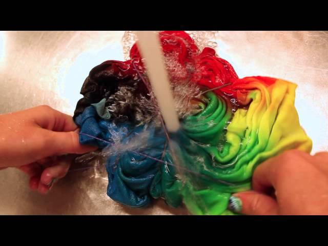 How To PROPERLY Rinse A Tie Dye T-shirt