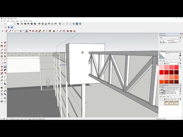 Простой способ обрезки составного компонента в Sketchup