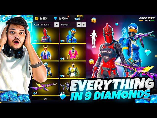 Free I Got All Items For NOOB TO PRO IN 10 DIAMONDS Best Even In -GARENA FREE FIRE