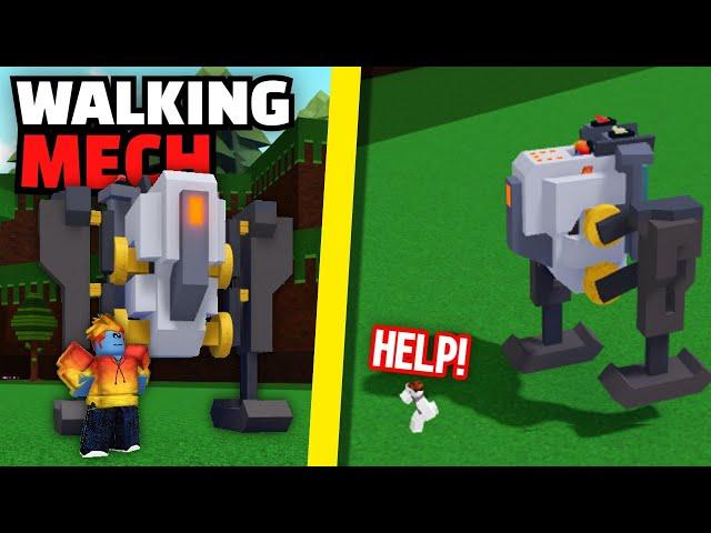 DANGEROUS Walking Mech (Funny Tutorial) | Roblox Build a Boat for Treasure