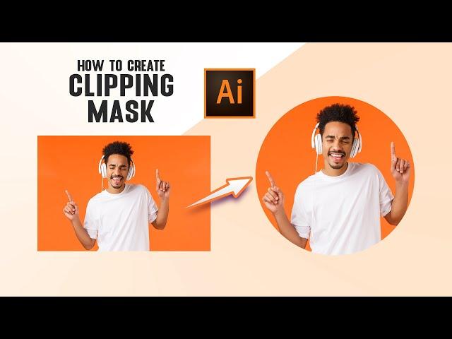 How to Create Clipping Mask in Illustrator | Adobe Illustrator 2023