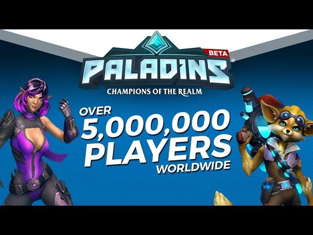 Paladins - Over 5 Million Players in the Realm!