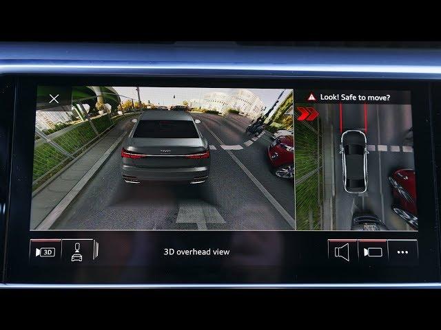 Audi: 360 degree cameras system. Audi A6, A7, A8, Q8 :: [1001cars]