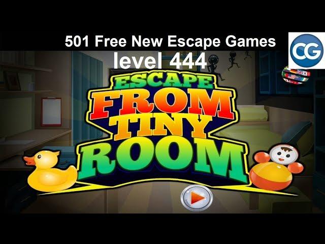 [Walkthrough] 501 Free New Escape Games level 444 - Escape from tiny room - Complete Game