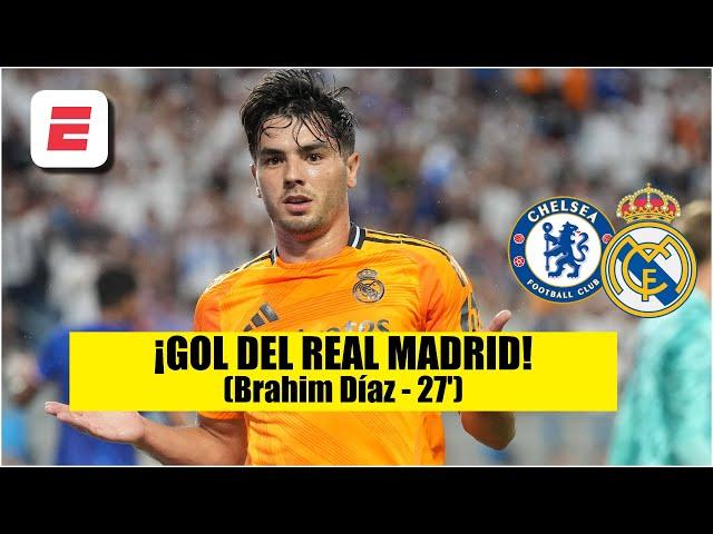 REAL MADRID ya lo gana por 2-0 vs CHELSEA con golazo de Brahim Díaz | Amistoso