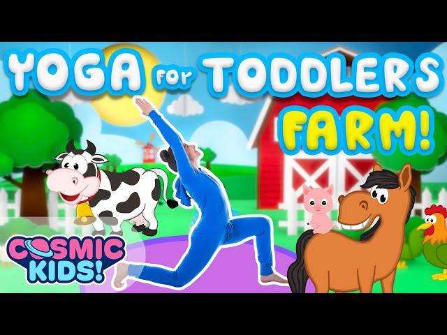 On The Farm | Yoga for Toddlers | Yoga Time! - Cosmic Kids