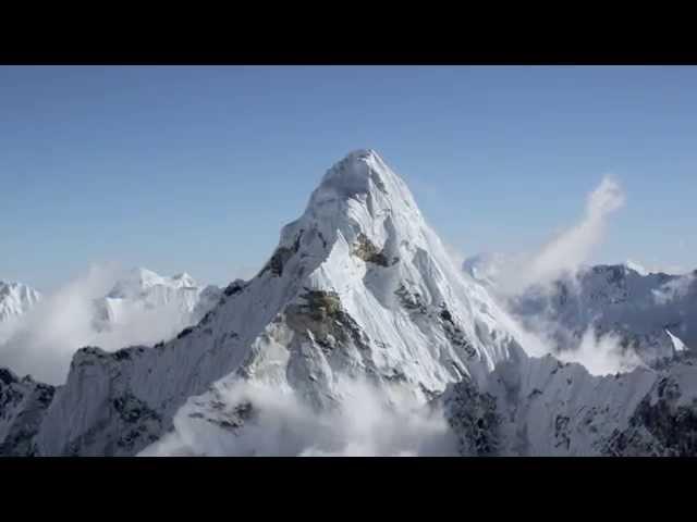 The Himalayas from 20,000 ft.