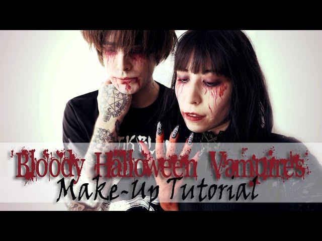 Bloody Halloween Vampire Makeup Tutorial | ハロウィンメイク