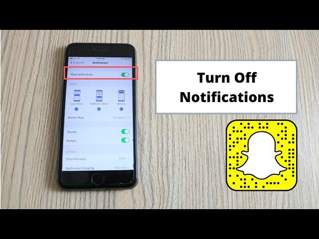 How to Turn Off Notifications on Snapchat iPhone (2020)