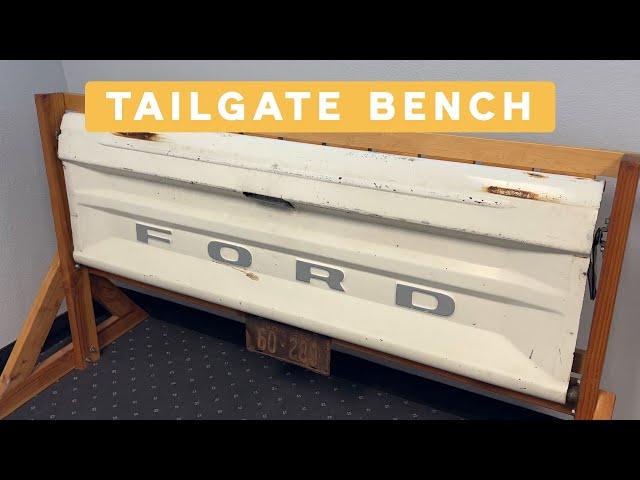 Truck Tailgate Bench - My first DIY furniture project!