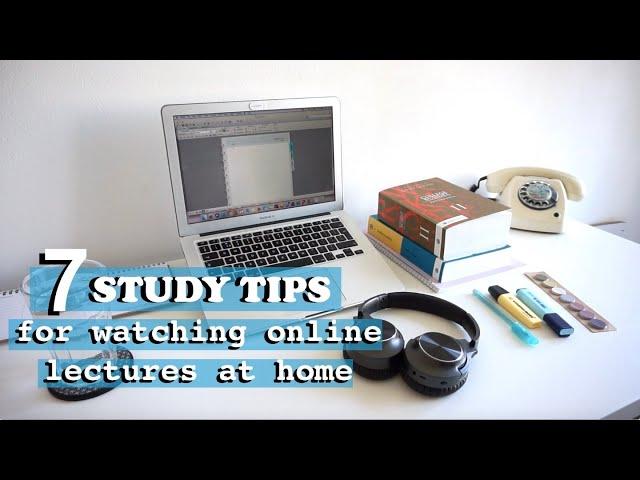 HOW TO WATCH ONLINE LECTURES AT HOME? | STUDY TIPS