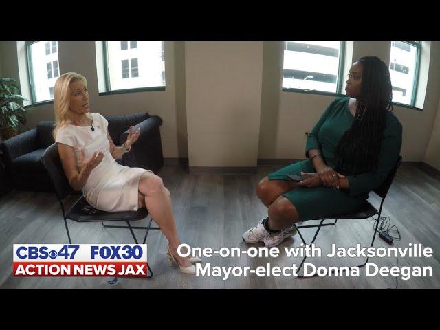 Full interview: Jacksonville mayor-elect Donna Deegan talks to Action News Jax's Tenikka Hughes