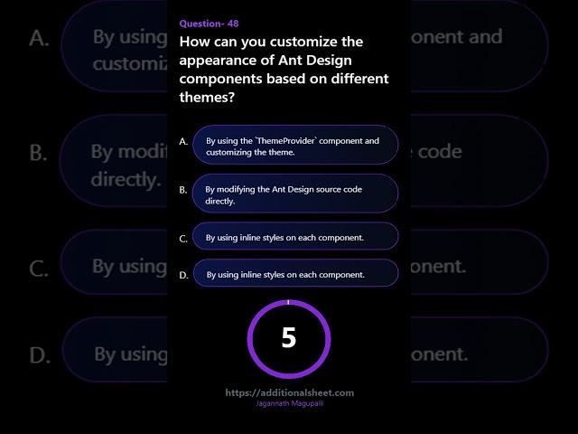 How can you customize the appearance of Ant Design components based on different themes