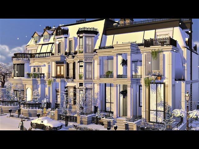  Townhouses for rent  | NO CC | + Gallery Art | The Sims 4 | STOP MOTION | TymMess