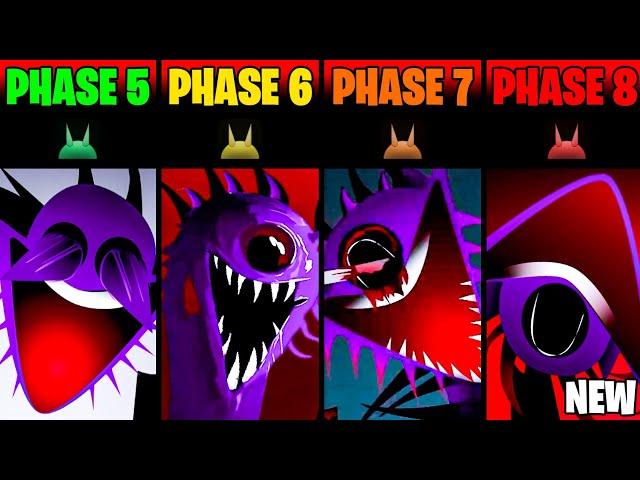 All Phase 5 VS Phase 6 VS Phase 7 VS Phase 8 in Incredibox Sprunki (New Mod)