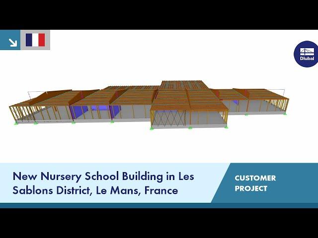 [FR] CP 001144 | New Nursery School Building in Les Sablons District, Le Mans, France