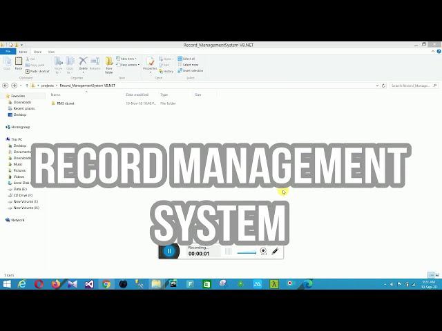 Record management system project in vb.net | vb.net mini projects | vb.net projects with source code