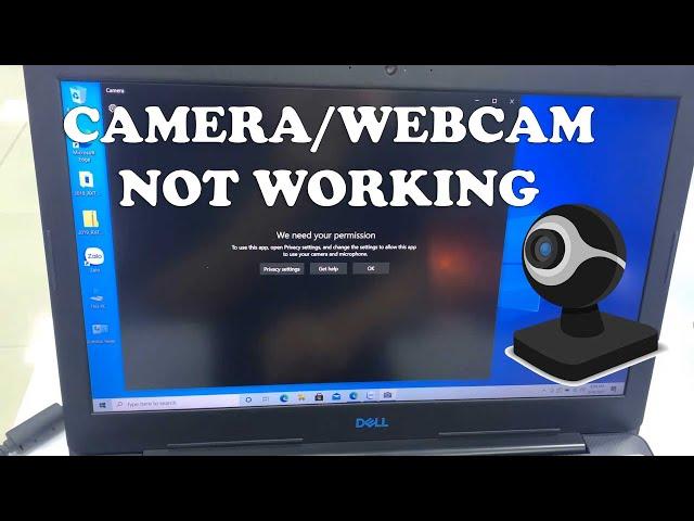 How To Fix Webcam/Camera Not Working on Dell Laptop/PC