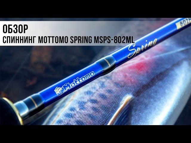 Обзор спиннинга Mottomo Spring MSPS-802ML