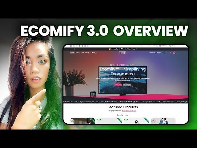 Ecomify Premium Shopify theme | Version 3 overview