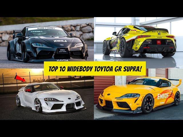 TOP 10 Widebody Kits for Toyota Supra GR 2021/2022 | LIBERTY WALK GR SUPRA, PANDEM GR SUPRA WIDEBODY