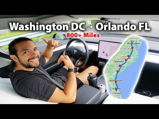 Tesla Road Trip! Pros & Cons | DC to Orlando 800 Miles