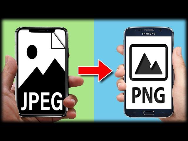 How To Convert JPG Into PNG On Mobile (Any Mobile Device!)