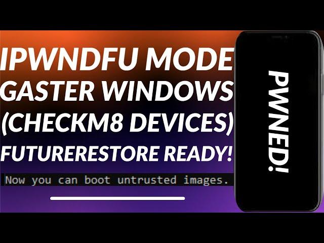 Get PwnedDFU Mode with Gaster on Windows10/11 | iPwnDFU Windows | Gaster PwnDFU iOS 16/15 | 2023