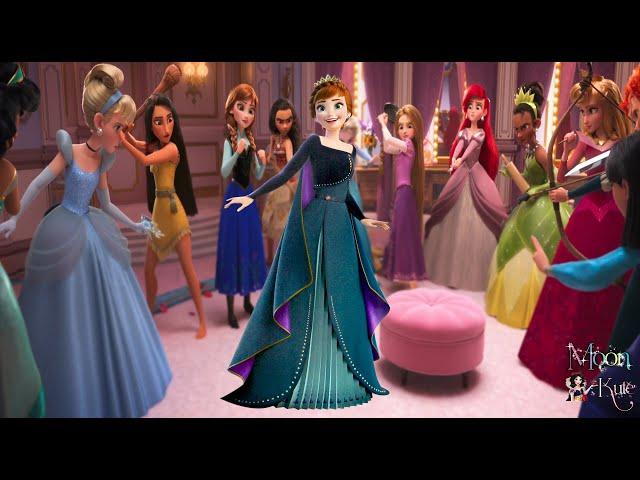 Queen Anna Frozen 2 meets Disney Princesses Ralph Breaks The Internet