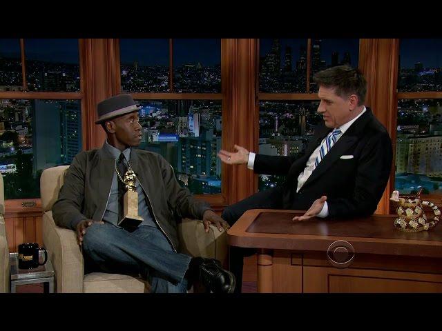 Late Late Show with Craig Ferguson 1/16/2013 Don Cheadle, DJ Qualls