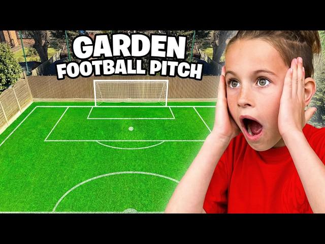 WE SURPRISED ROMAN WITH THE ULTIMATE FOOTBALL GARDEN TRANSFORMATION! ️