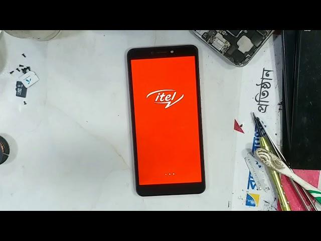 itel S11x To steart android enter your password