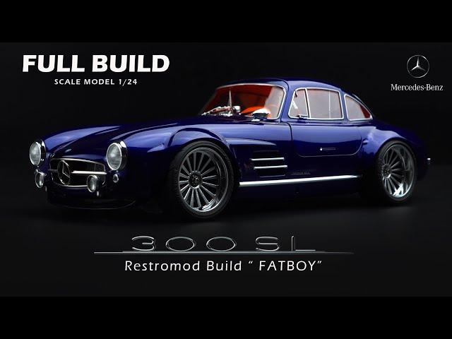 Mercedes Benz 300SL Gullwing | Tamiya | 1/24 | Scale Model Building | ASMR |