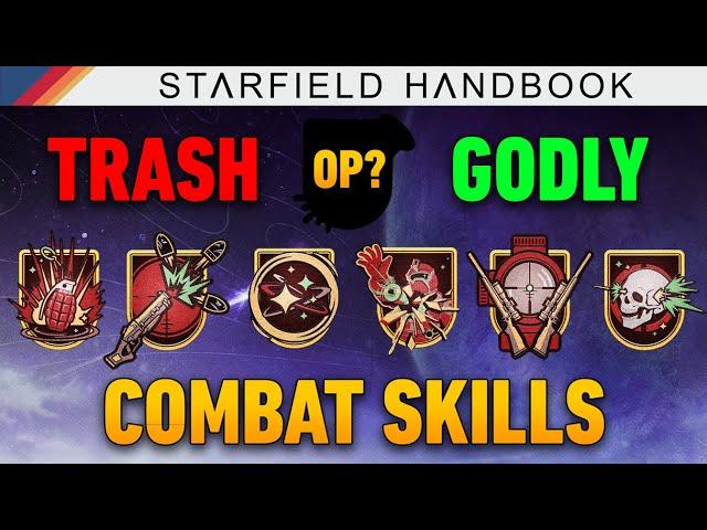 Starfield's Most BROKEN Skill | Combat Skills Analysis & Tier List | Starfield Handbook