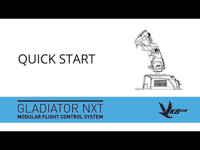 VKB Sim Gladiator NXT / Quick Start