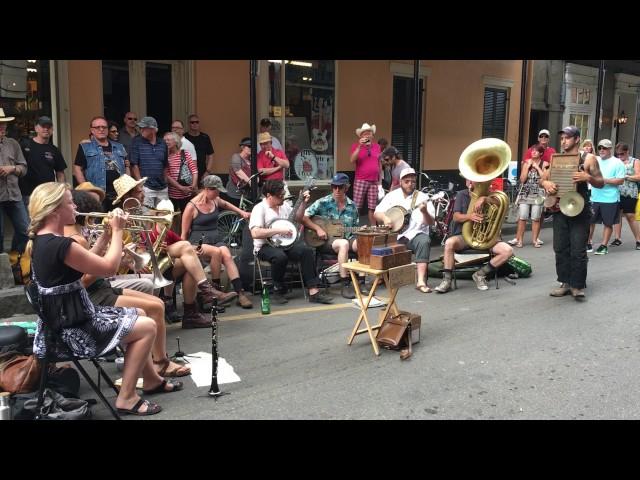 Tuba Skinny live Shake It and Break It on Royal St JF 2016