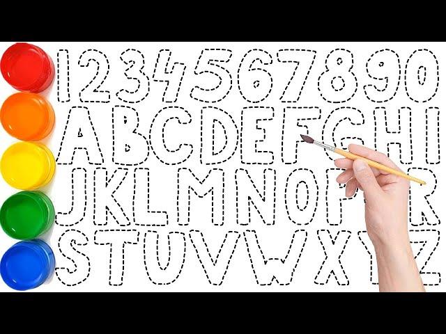 Phonics Song // How to Draw and Paint Alphabet A to Z for Kids Easy Step by Step // Ks Art