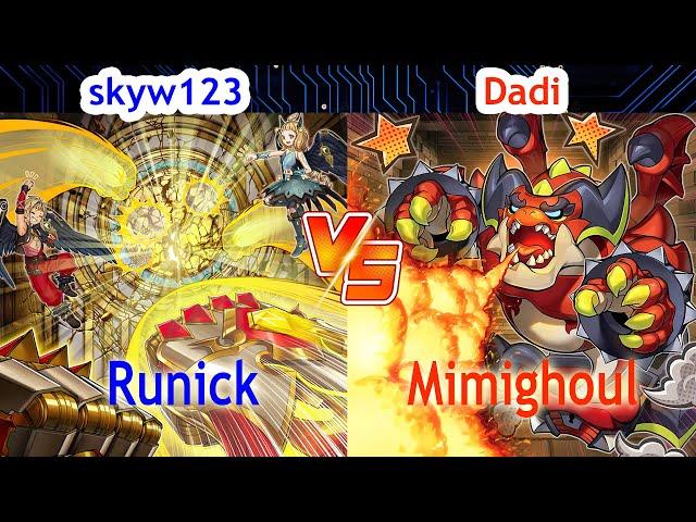 Runick White Forest Vs Mimighoul - skyw123 Vs Dadi - High Rated - Dueling Book