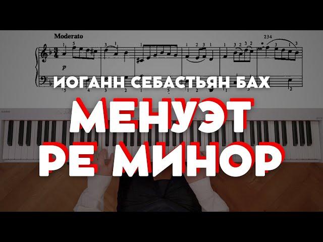 Бах — Менуэт ре минор (№36 BWV Anh.132) | Bach — Minuet in D minor (№36 BWV Anh.132)