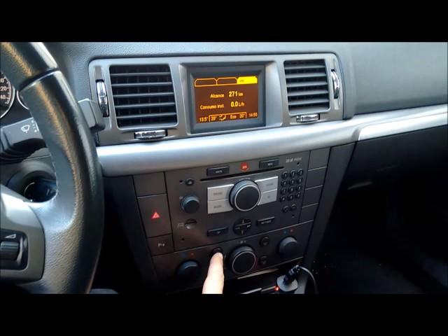 Vauxhall / Opel Vectra How to configure the air conditioning system