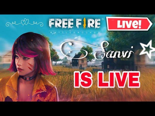 SANVI IS LIVE ️ FF LIVE RANK PUSH ️