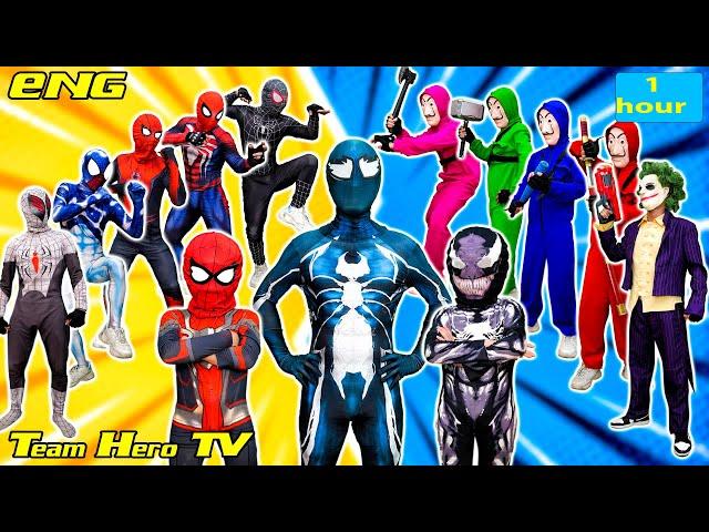 TEAM Spider-man VS Team JOKER BAD GUYS - Special Live Action + More