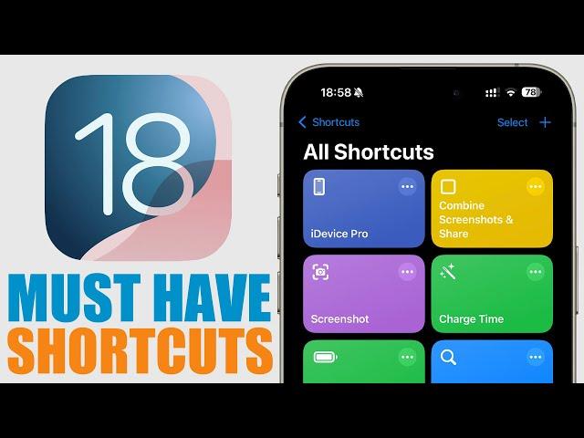 MUST HAVE iOS 18 Shortcuts - Best iOS 18 Siri Shortcuts !