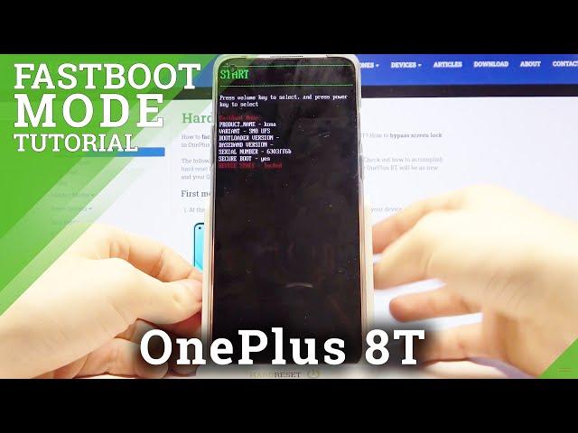 Fastboot Mode in OnePlus 8T – Enable / Disable Fastboot