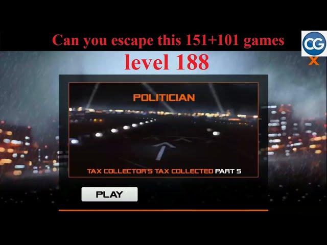 Can you escape this 151+101 games level 188 - TAX COLLECTOR 'S TAX COLLECTED PART 5 - Complete Game