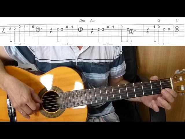 The Final Countdown - Europe - Easy Guitar melody tutorial + TAB Guitar lesson